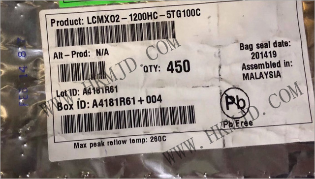 LCMXO2-1200HC-5TG100C