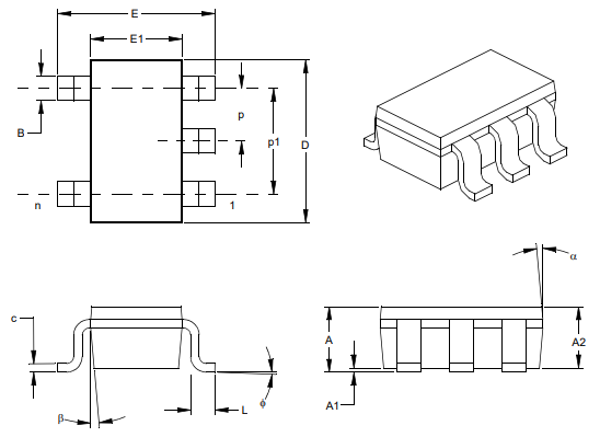 （Microchip）溫度傳感器TC77-5.0MCTTR-VAO 數(shù)字，本地 -40°C ~ 125°C 12 b SOT-23-5