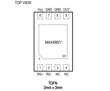 （Maxim/美信）MAX49921TATA/VY 具有出色擴(kuò)展保護(hù)能力的單向汽車電流檢測(cè)放大器IC