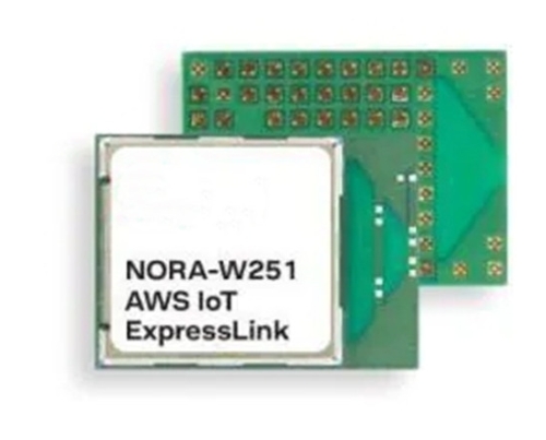 u-blox的NORA-W251AWS-00B Amazon Web Services (AWS) ExpressLink系列獨(dú)立多無(wú)線電模塊