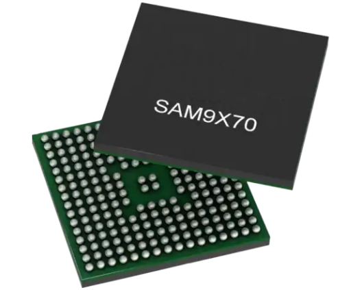 Microchip SAM9X75-I/4PB超低功耗微處理器（MPU） 、運(yùn)行頻率高達(dá)800MHz。