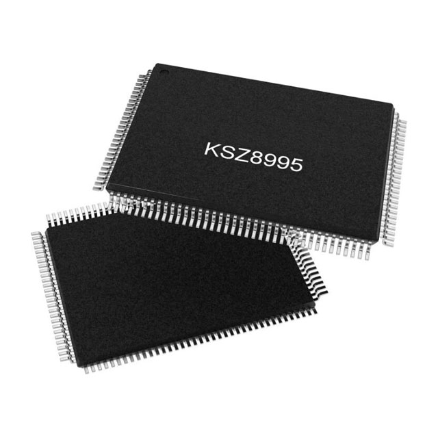 出售【Microchip】KSZ8995XA 集成式 5 端口 10/100 QoS 以太網(wǎng)交換機，支持光纖