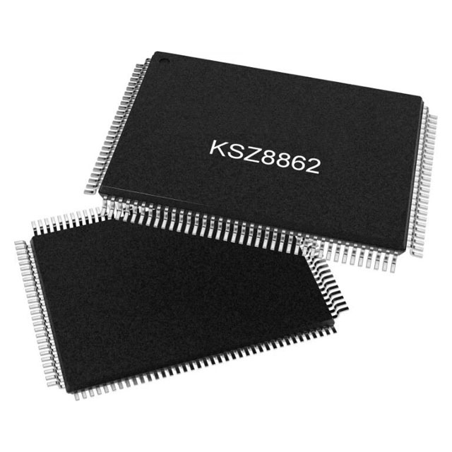 供應(yīng)，回收【Microchip】KSZ8862-32MQL 雙端口以太網(wǎng)交換機，帶光纖支持